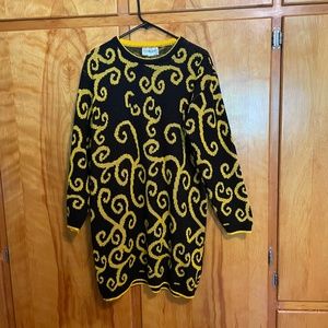 Vintage sweater dress (size L)